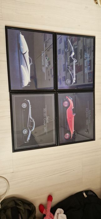 Tablouri masini(  alfa romeo 1934,cadillac 1937,jaguar cupe 1951,)
