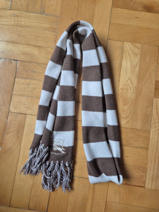 Eșarfă Burberry, Bumbac & Lână, Clasic Dungat, Unisex, Copii