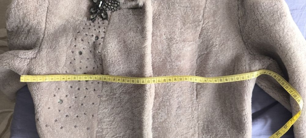 Дублёнка- пальто