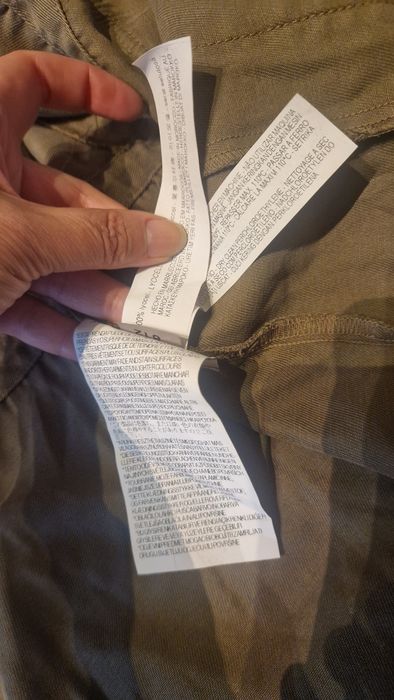 Geacă ușoară de primăvară ZARA S verde militar kaki măsliniu