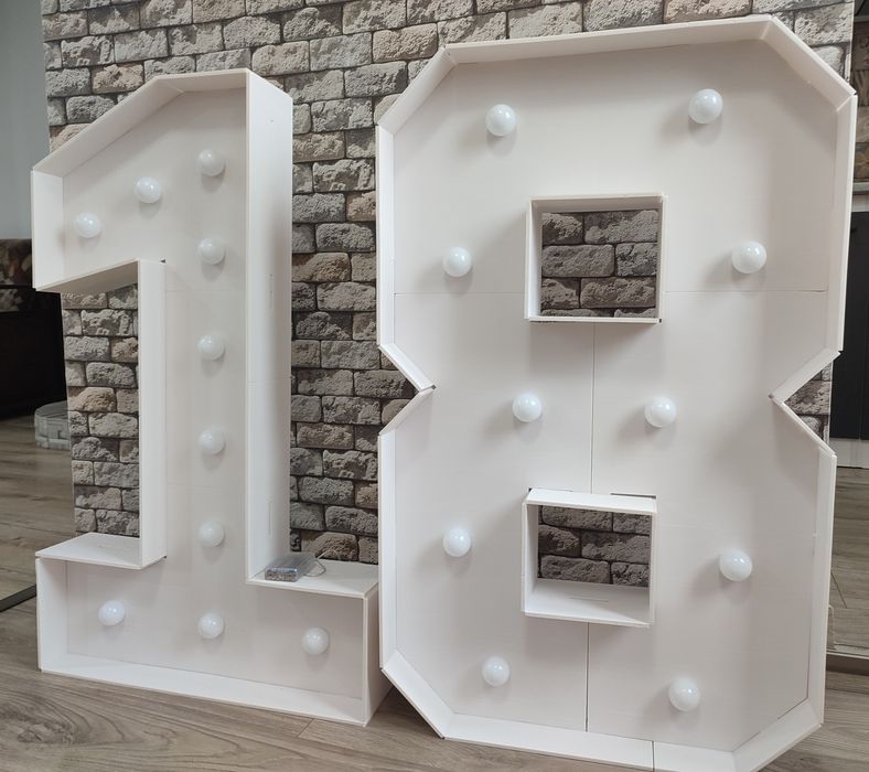 Vând sau inchiriez cifre luminoase, pentru majorat, zi nastere, petrec