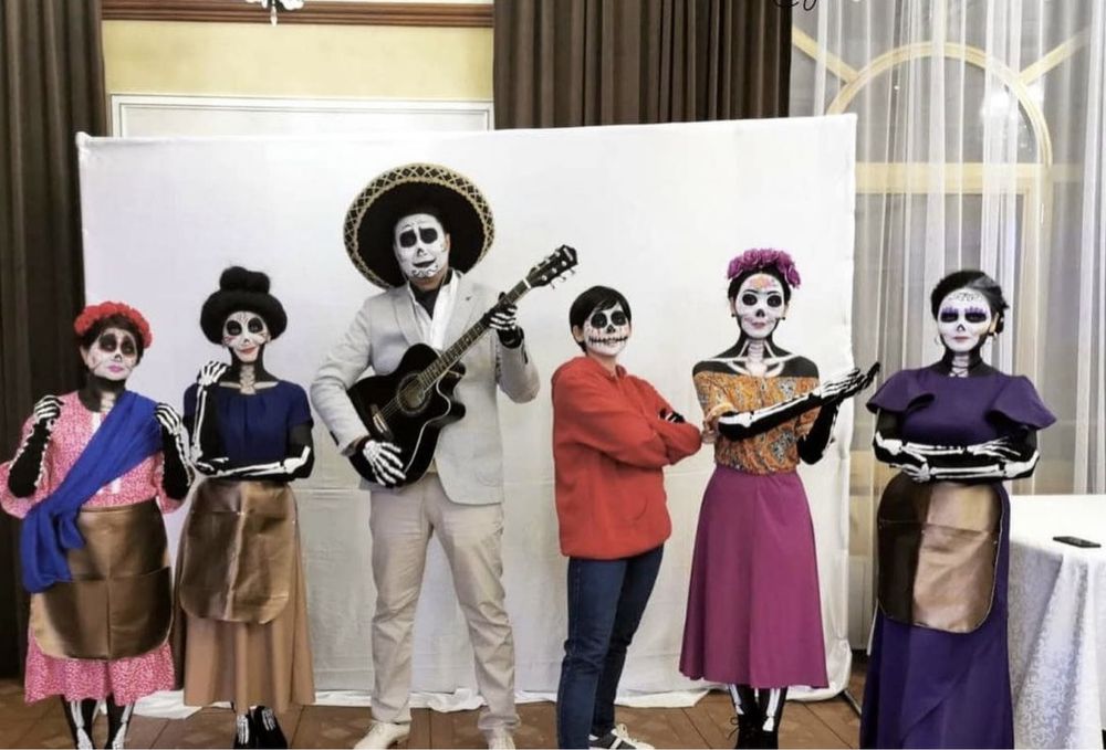 Грим хэллоуин !!