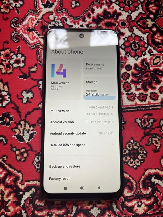 Redmi note 10 2022