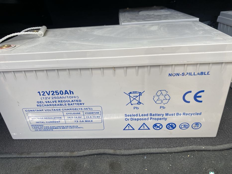 Baterie solara de 250ah cu gel pentru sistem solar