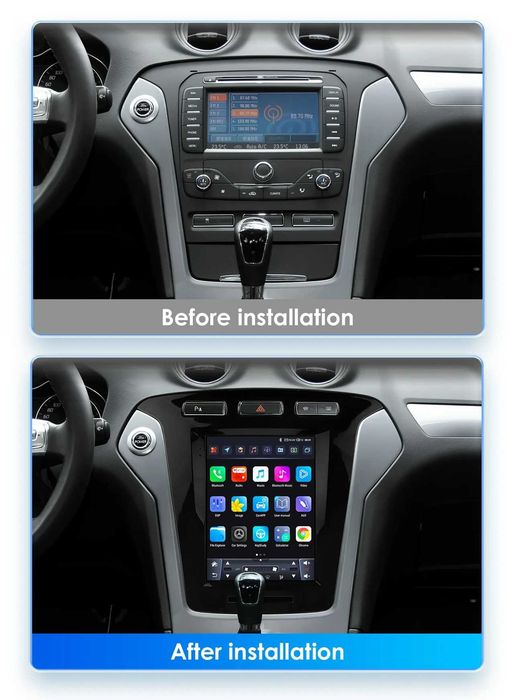 Мултимедия 9.7″ за FORD MONDEO 3 FACE MK4 Android 14 Carplay навигация