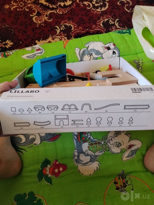 Деревянная железная дорога IKEA LILLABO