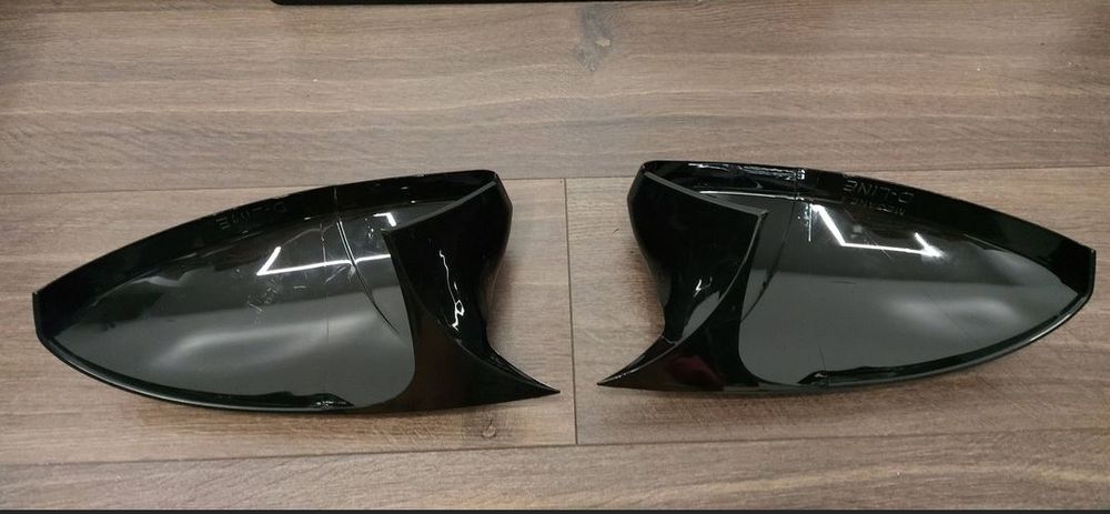 Capace oglinzi Dacia Logan 3 Sandero 3 MK3 model Batman negru lucios