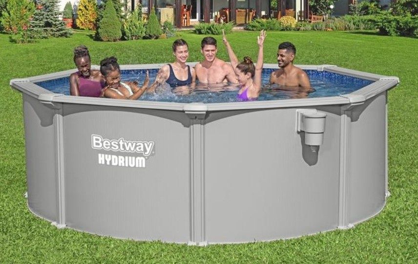 НОВ Басейн метал HYDRIUM BESTWAY 3м-1.20м с 2 години гаранция