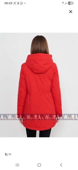 Продам красивую яркую парку.