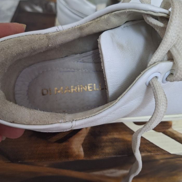 Кеды белые, натуральная кожа