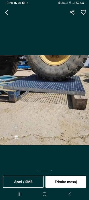 Grătare zincate industriale