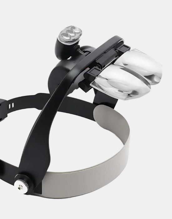 Очки лупа с подсветкой для мелких работ