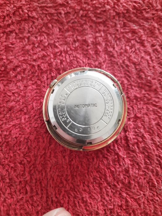 Ceas de mana Arlea placat cu aur de 18 k