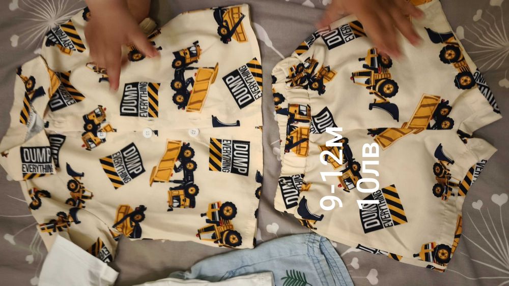 Летни дрехи бебе 9-18месеца