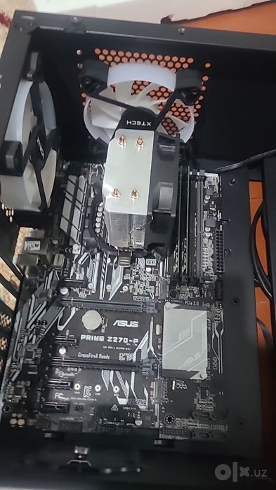 Plata tosh ram sotiladi asus prime z270 i3 7100 ddr4 4+4 8gb ram