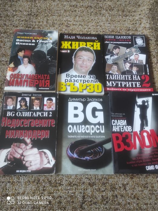 Книги , криминална тематика