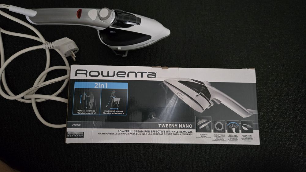 Aparat de călcat vertical și orizontal Rowenta Tweeny Nano DV9000 – Ca nou