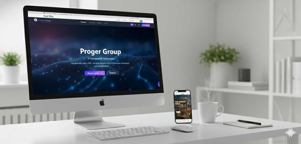 Veb saytlar, CRM, Телеграм бот, Mobil Android/IOS ilovalar yaratish