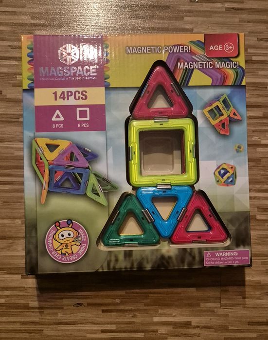 Magspace 14 Piese Joc Magnetic Educativ