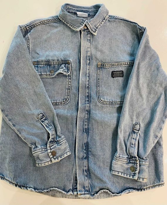 Дънкова връхна риза ZARA / момче / 134 см