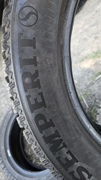 4бр като нови гуми 225 55 17 дот 24 семперит semperit