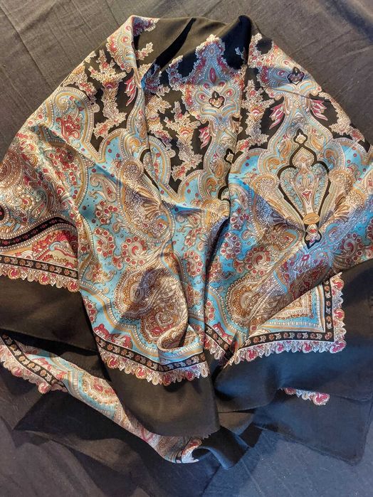 Esarfe premium, India, matase si bumbac, NOI