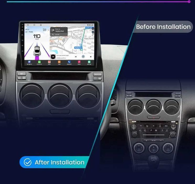Mazda 6 2002 - 2008 Мултимедия Навигация Android