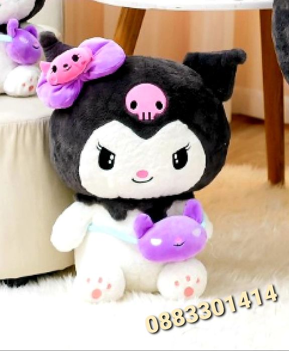 Плюшена играчка Куроми 35см Kuromi Розов / Лилав