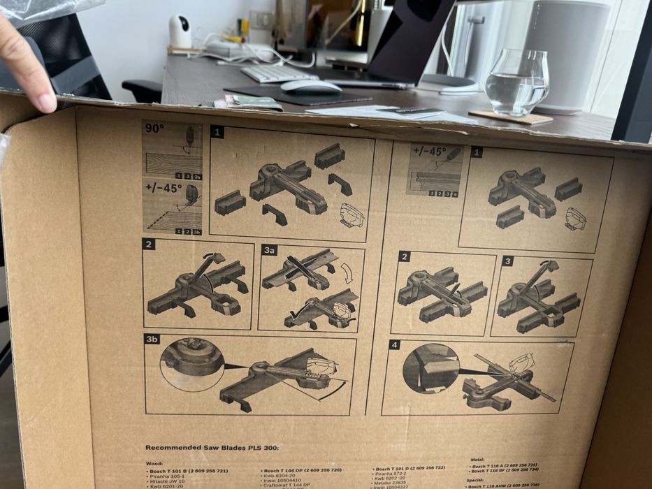 Statie taiere Bosch PLS 300 unghi 45