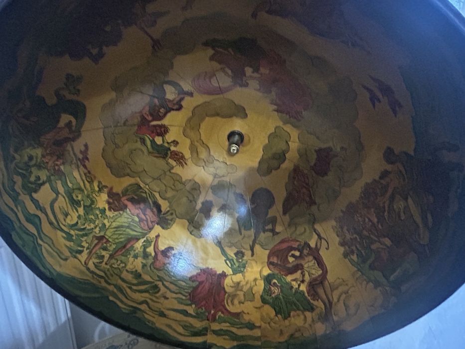 Glob-bar / Globe Bar decorativ – stare foarte bună, finisaj elegant