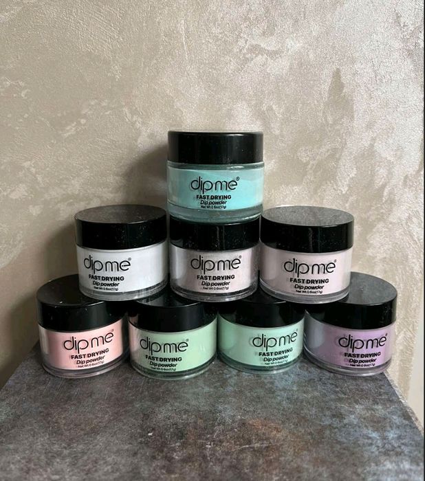 dipme пудри за маникюр + подарък