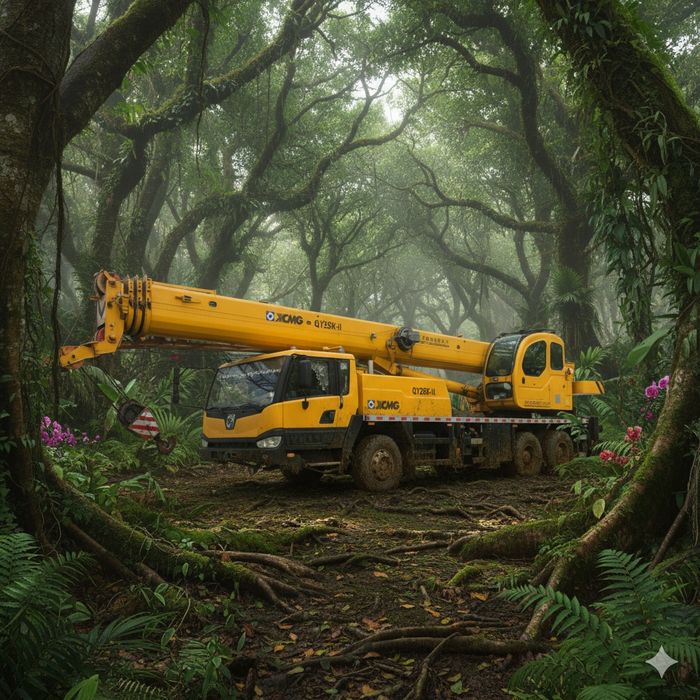 Услуги автокрана китайски автокрана