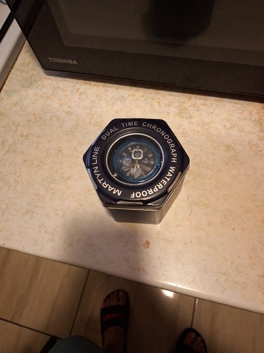 Vand ceas bărbătesc. Curea silicon.