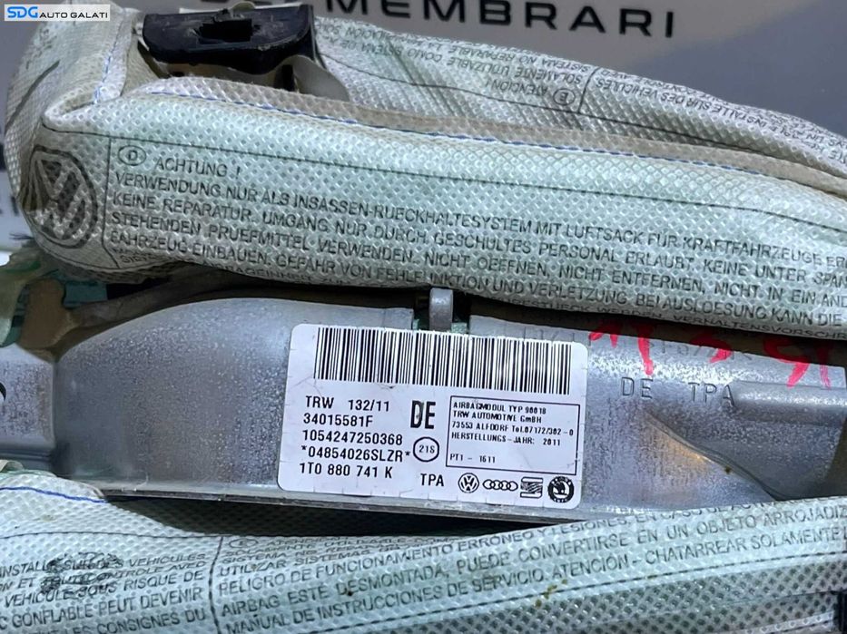 Airbag Cortina Lateral Laterala Stanga Dreapta Volkswagen Touran 1T3 2011 - 2015 Cod 1T0880741K 1T0880742K 34015582F 34015581F