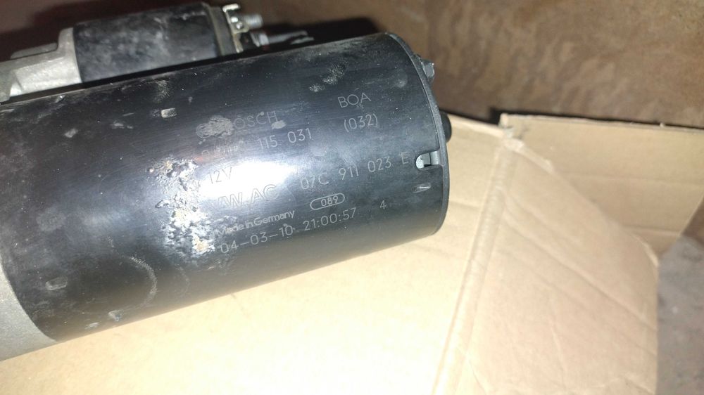 Стартер Audi A8 Volkswagen Phaeton w12 6.0 07C911023E