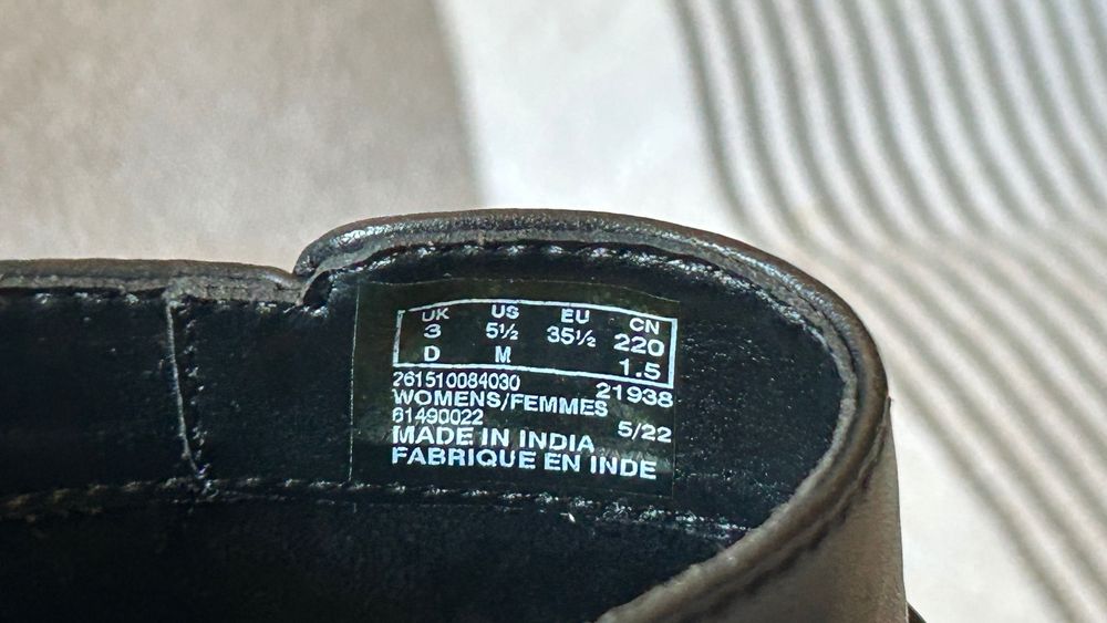 Кожени боти Clarks 35