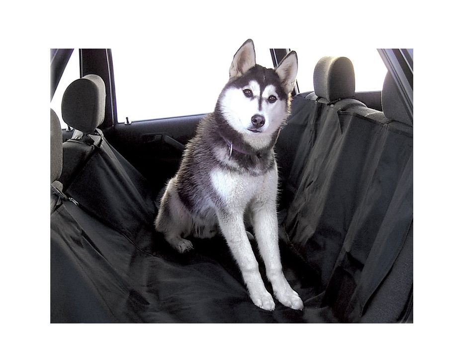 Husa auto protectie caini si pisici pentru bancheta si portbagaj Carpoint 140x150 cm, neagra