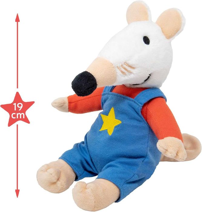 Rainbow Designs Мека плюшена играчка Maisy Mouse с кадифена опашка