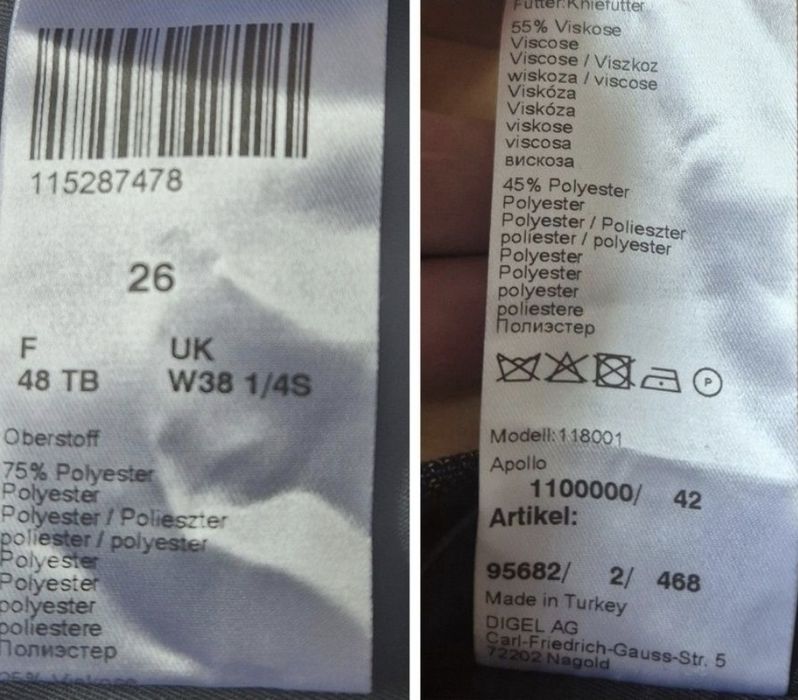 Pantaloni Premium Digel Move Slim Fit, Design Modern, Bărbați - 48