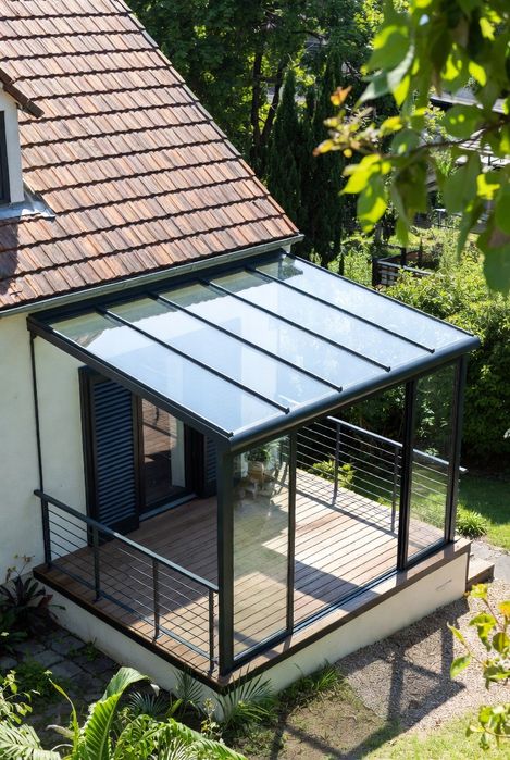 Terase aluminiu sticla