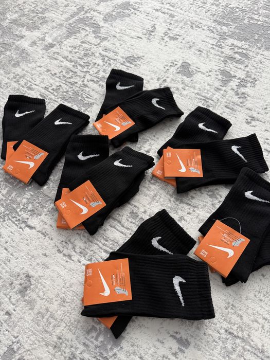 Set 12 perechi sosete / ciorapi negri - 100% bumbac