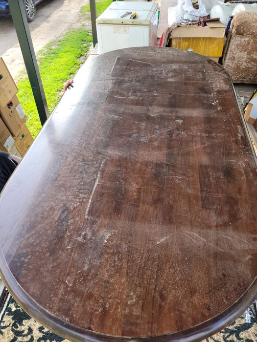 Продам стол деревянный 213×106 бу