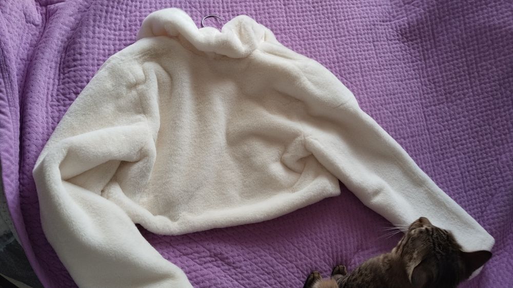 Свадебная шуба теплая