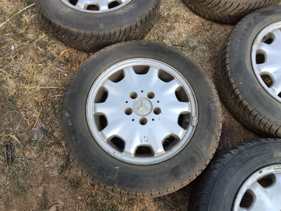 195 65 R15 гуми Goodyear с джанти 5x112 15  Mercedes c-class