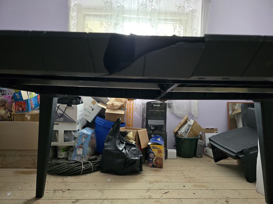 Masă de grădină din plastic Futura, grafit