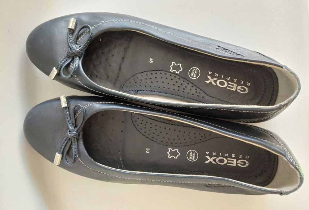 Balerini Geox marimea 36, pantofi piele naturala, respira