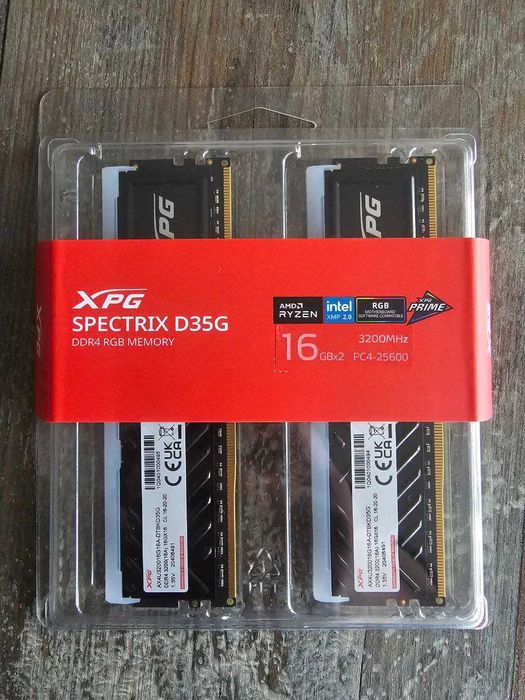 RAM XPG SPECTRIX D35G 2X16GB DDR4 3200MHz Нов Гаранция