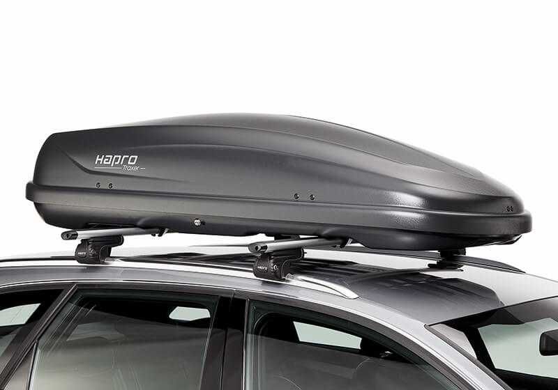 Багажник тип автобокс HAPRO Traxer 5.6 Anthracite за автомобил