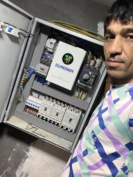 Elektrik xizmatlar 220v 380v  ish sifatiga garyanya beramiz