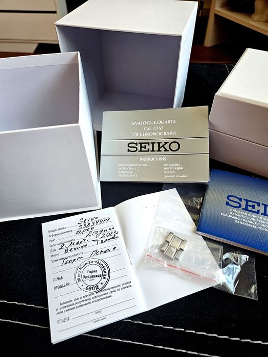 SEIКО SSВ379P1 42mm оригинален мъжки часовник  хронограф